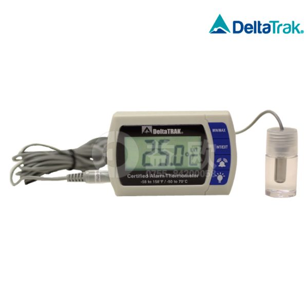 DeltaTrak.Certified alarm thermometers – internal and external sensors-12225
