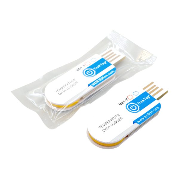 TrekTag U01-T Cold Chain Transport PDF Disposable Temperature Logger Label - Image 5