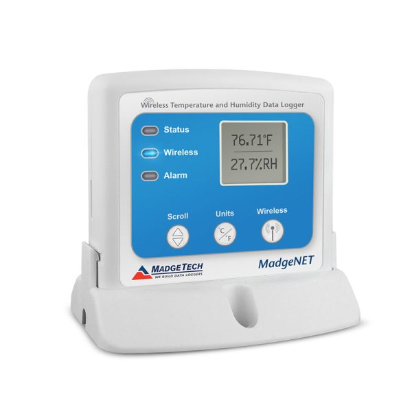 MADGETECH is a wireless temperature and humidity data logger. RFRHTemp2000A