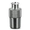 LUER-FITTING-F - 316 stainless steel, 1/8 in NPT to Female luer lock adapter.LUER-FITTING-F