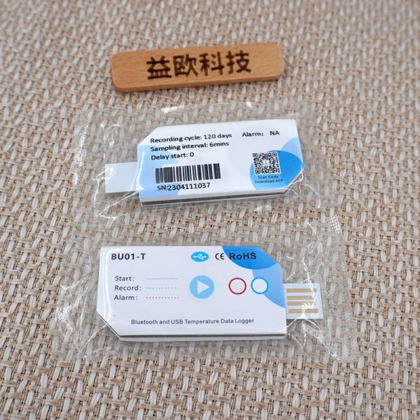 TREKTAG BU01-T cold chain transportation Bluetooth USB temperature and humidity recorder tag, fruit and food temperature controller. - Image 4